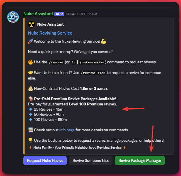 Revive Package Manager Button